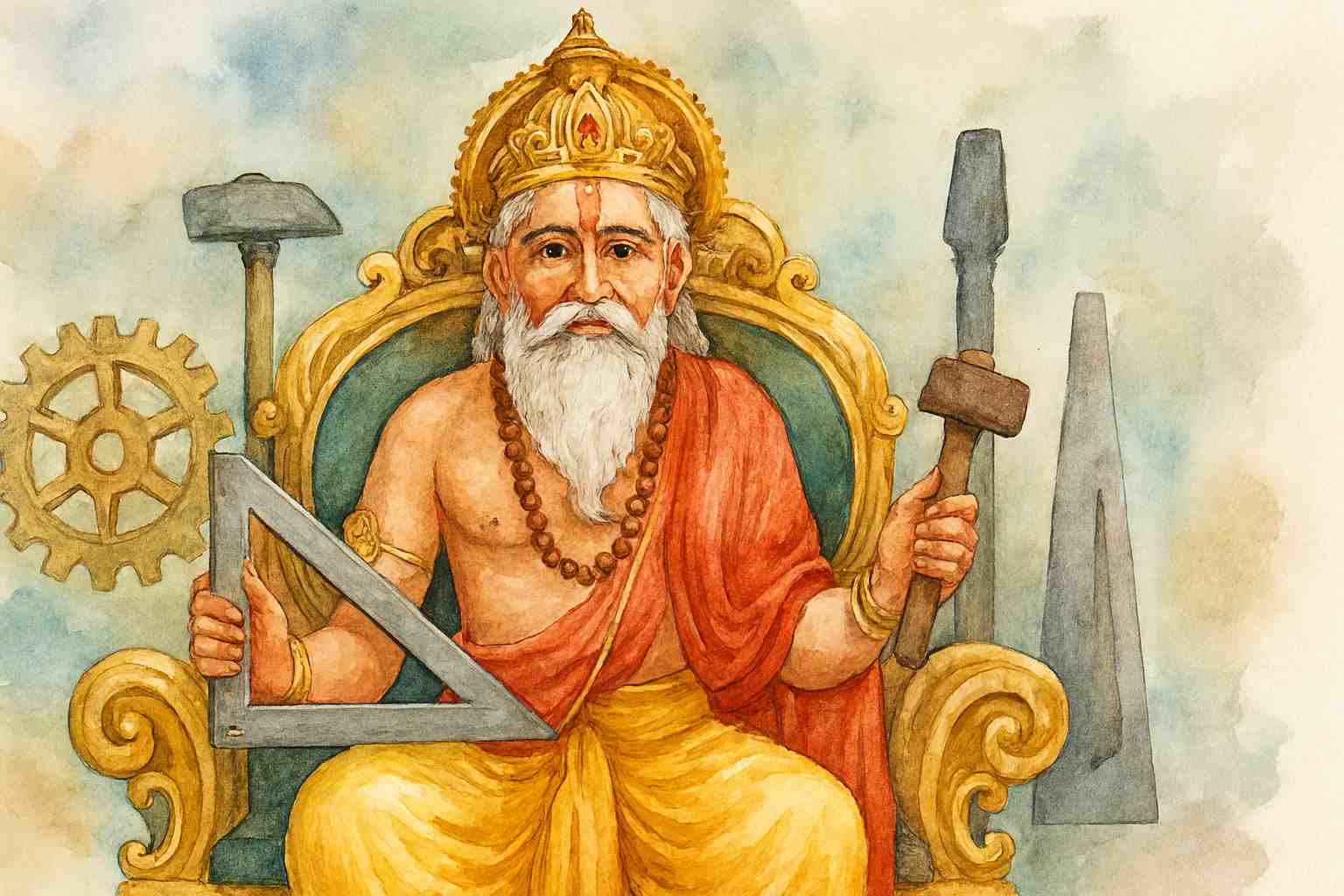 Lord Vishwarkarma is thanked on Vishwakarma Puja which will be celebrated on 17 septemvber, 2025