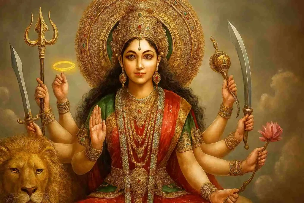 Maa Durga arrives on Mahalaya Amavasya