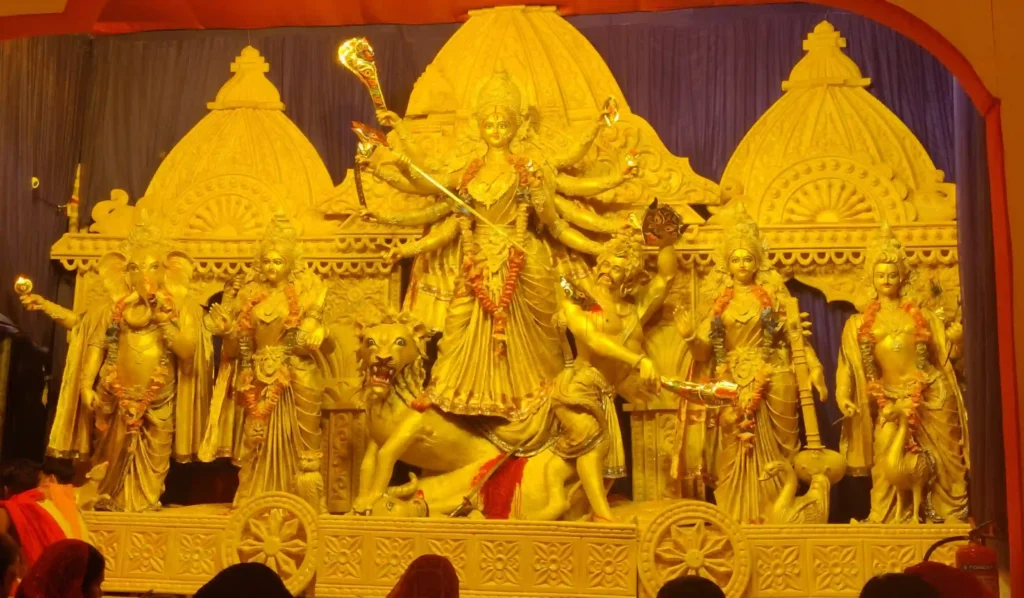 Maa Durga in all her glory, Maa Skandamata is tone of the roop of Maa Durga