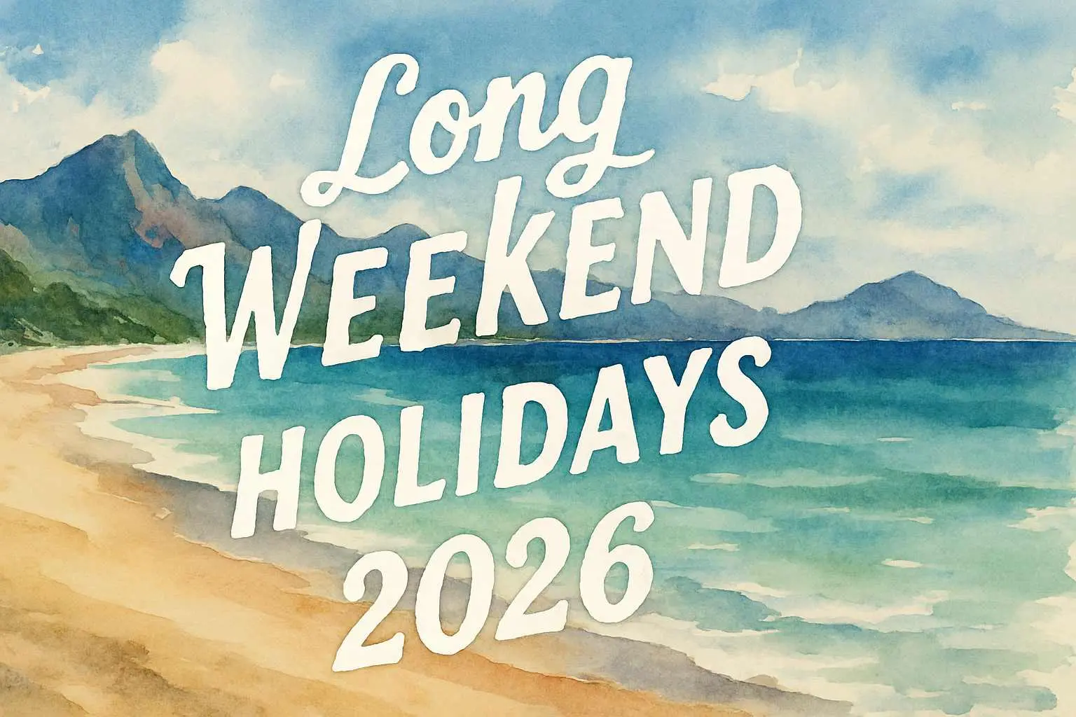 LONG WEEKEND HOLIDAYS 2026