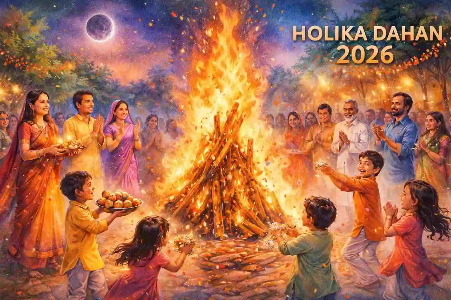 HOLIKA DAHAN 2026 - THE START TO HOLI ON PHALGUN PURNIMA
