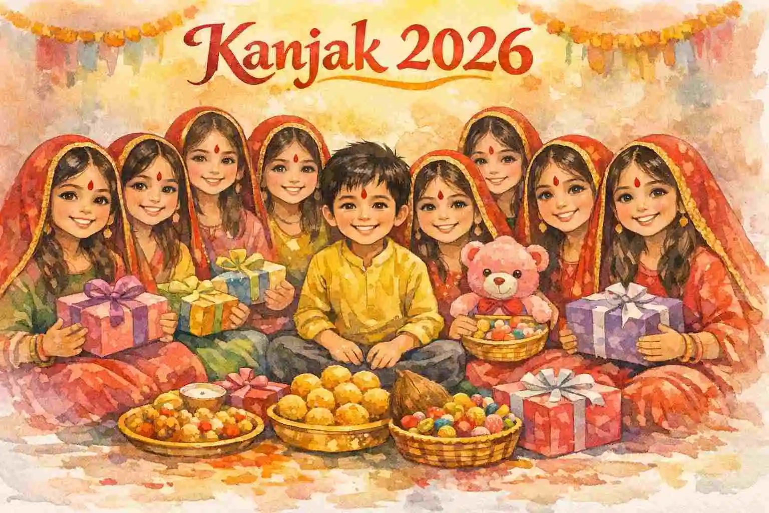 KANJAK MARCH 2026 - A DAY TO WORSHIP THE KANYAS WHO ARE FORMS OF NAVDURGA