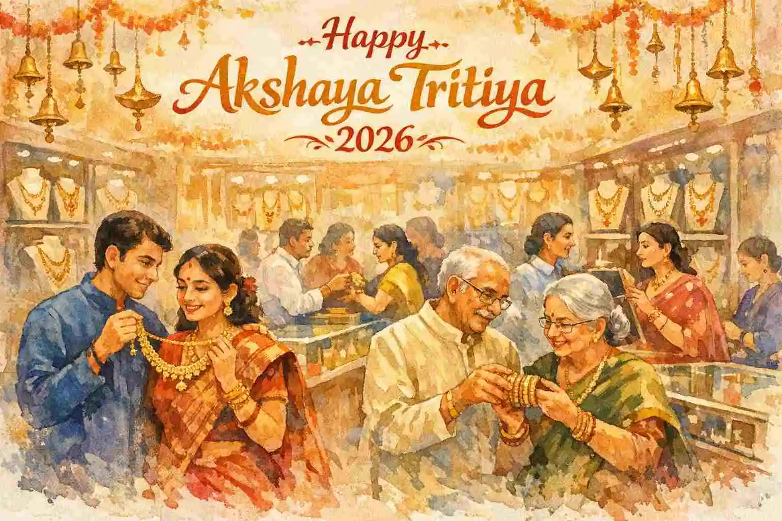 AKSHAYA TRITIYA 2026 WISHES ARE THE BEST WAY TO SHARE HAPPINESS AND PROSPERITY