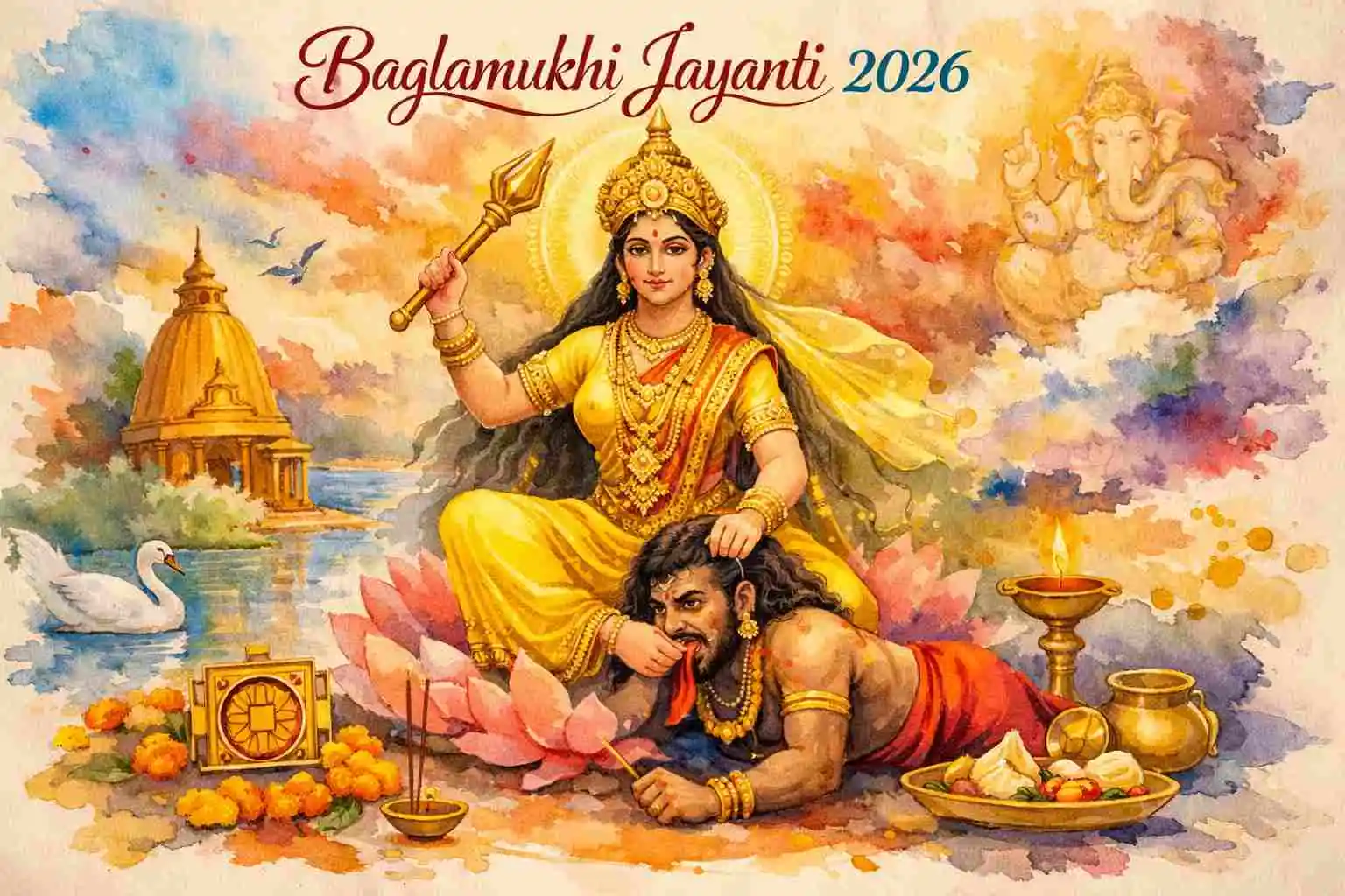 BAGLAMUKHI JAYANTI 2026 ON 24TH APRIL 2026 BRINGS YOU INNER AND OUTER STRENGTH