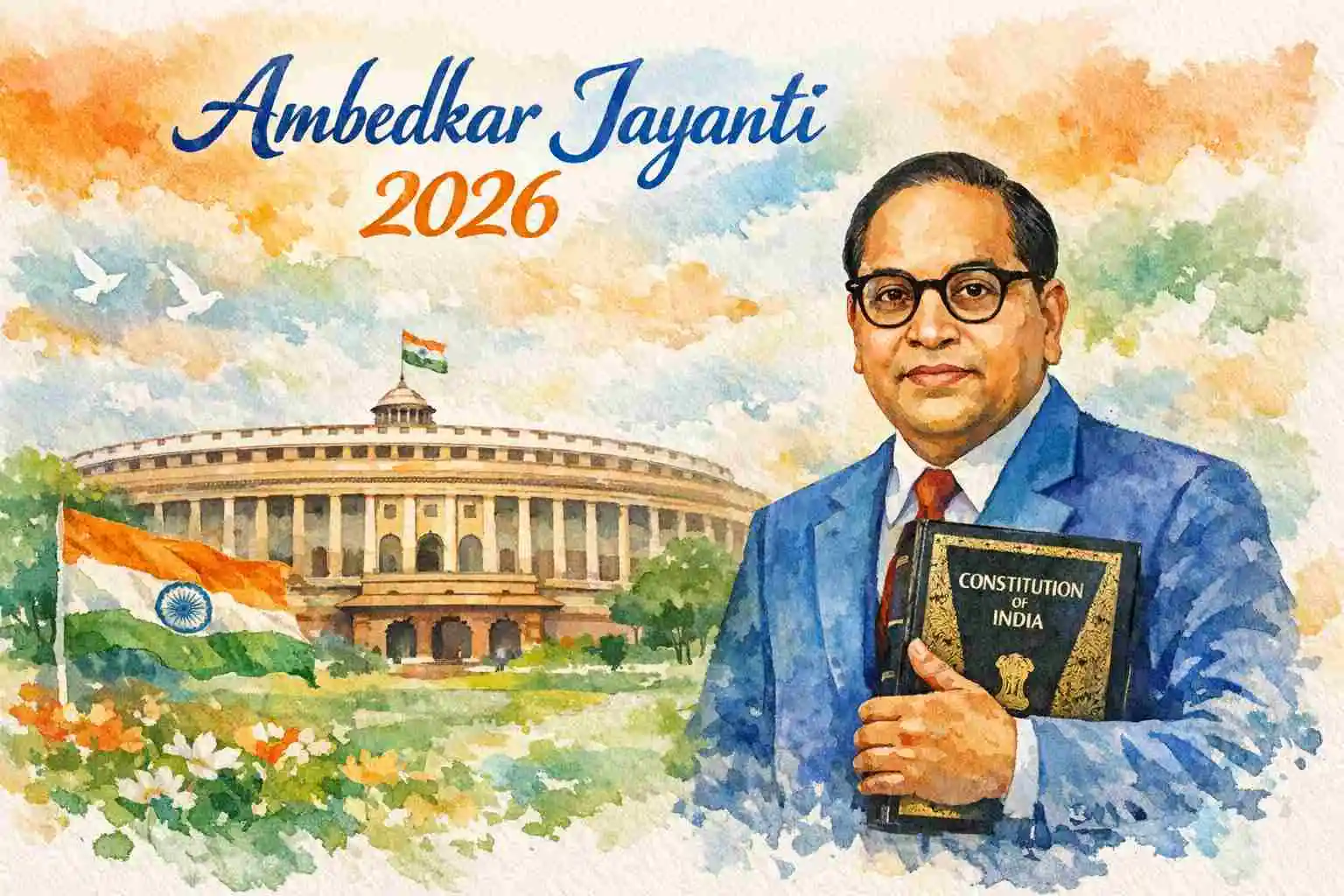 Dr AMBEDKAR JAYANTI 2026 ON 14 APRIL- A TRIBUTE TO THE FATHER OF INDIAN CONSTITUTION