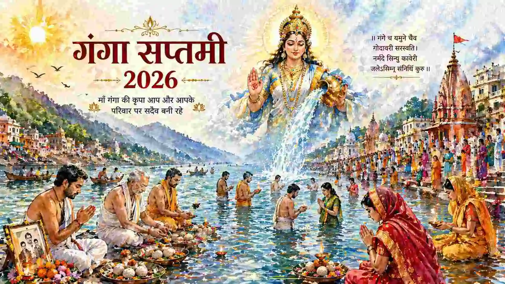 गंगा सप्तमी 2026 ON 23RD APRIL WILL BRING PEACE TO YOU AND YOUR ANCESTORS