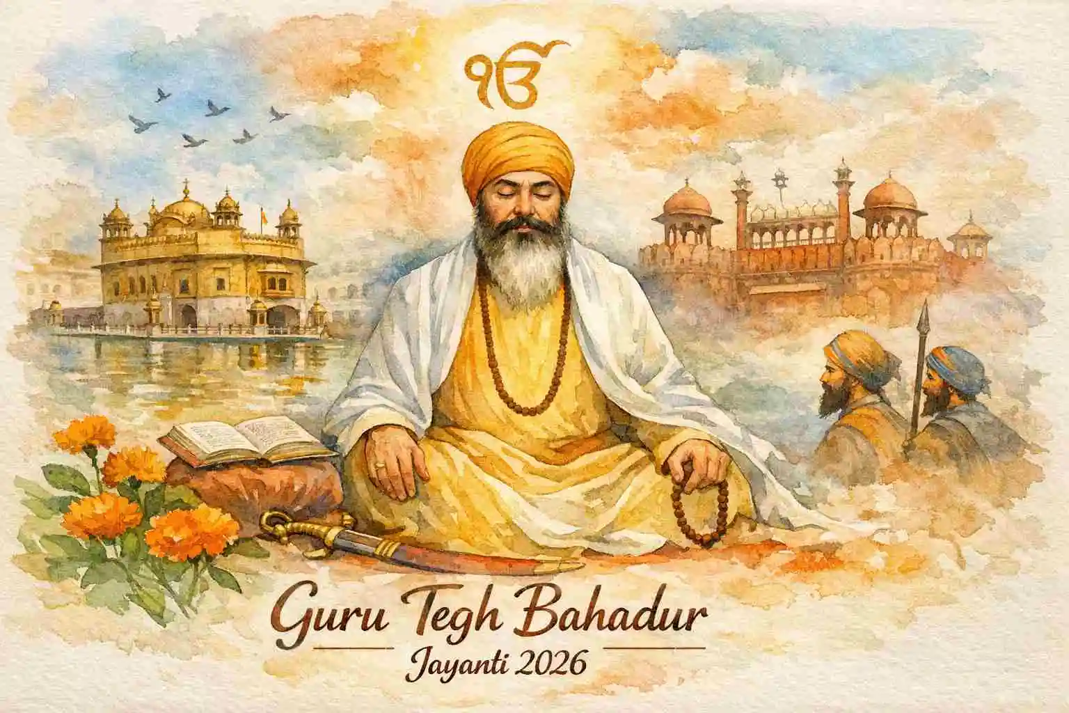 Guru Tegh Bahadur Jayanti 2026 on 7th April 2026