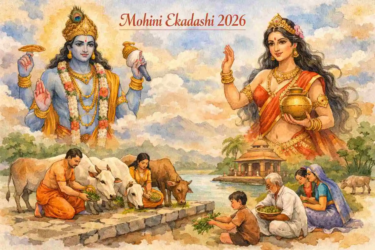 MOHINI EKADASHI 2026 ON 27TH APRIL 2026- A DAY TO WORSHIP TO BHAGWAN VISHNU