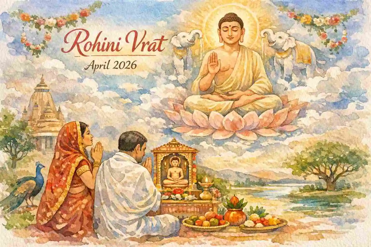 ROHINI VRAT APRIL 2026 WILL BE OBSERVED ON MONDAY 20TH APRIL DURING ROHINI NAKSHATRA