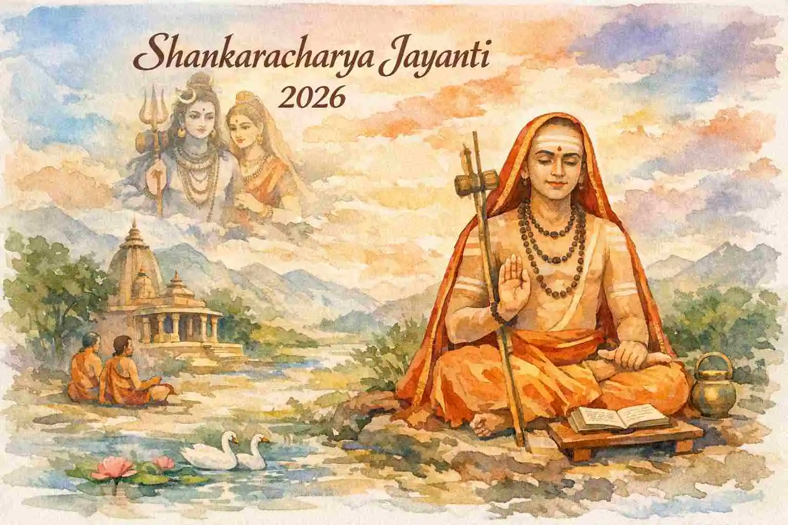SHANKARACHARYA JAYANTI 2026 ON 21 APRIL IS THE TIME TO HONOUR THIS SANT