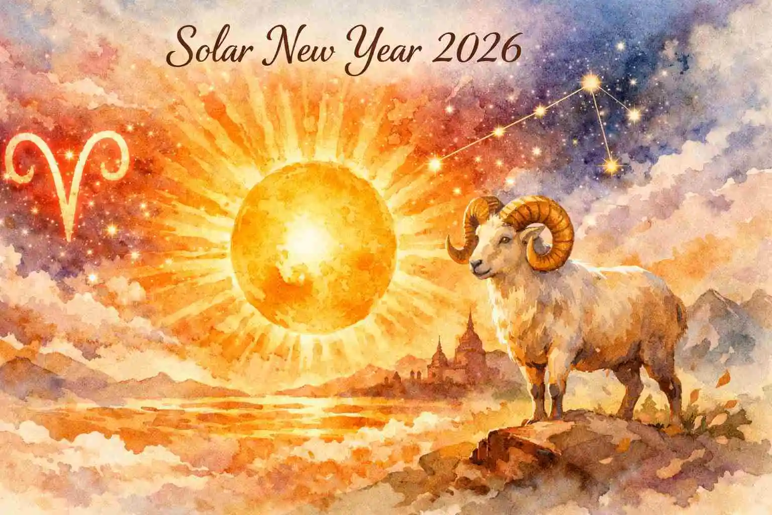 SOLAR NEW YEAR 2026- THE TRANSITION OF SUN INTO MESH OR ARIES