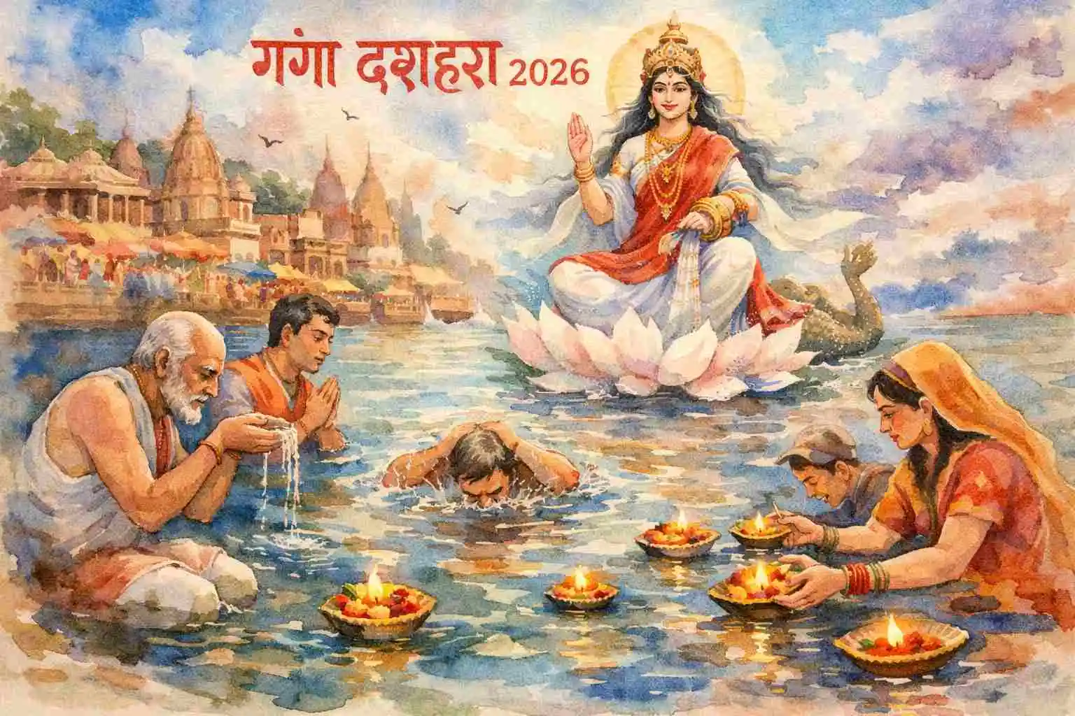 2026 Ganga Dussehra on 25th May 2026- Pitru Tarpan, Ganga Snan, Shiv Puja, Daan are a must on this Day