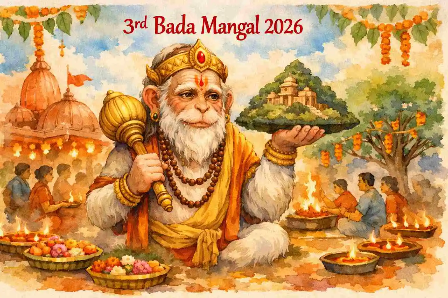 3rd Bada Mangal 2026 on 19th May 2026- An Auspicious Day for the believers of Hanuman Ji