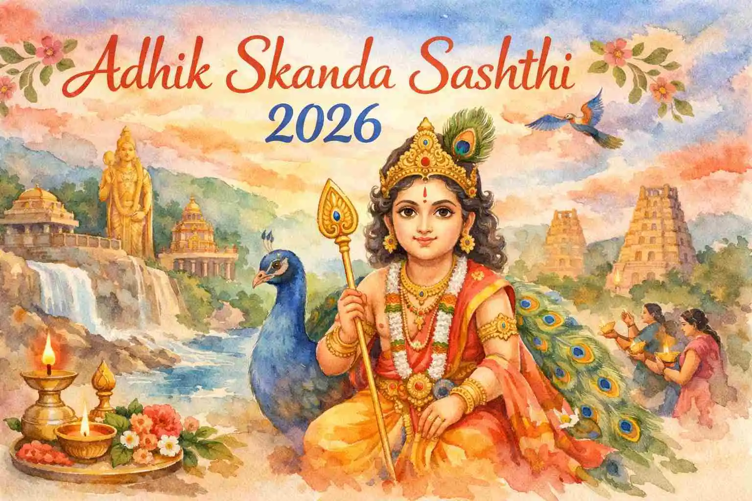 ADHIK SKANDA SASHTHI 2026 ON 21ST MAY 2026- A DAY TO WORSHIP LORD MURUGAN WITH UNWAVERING FAITH