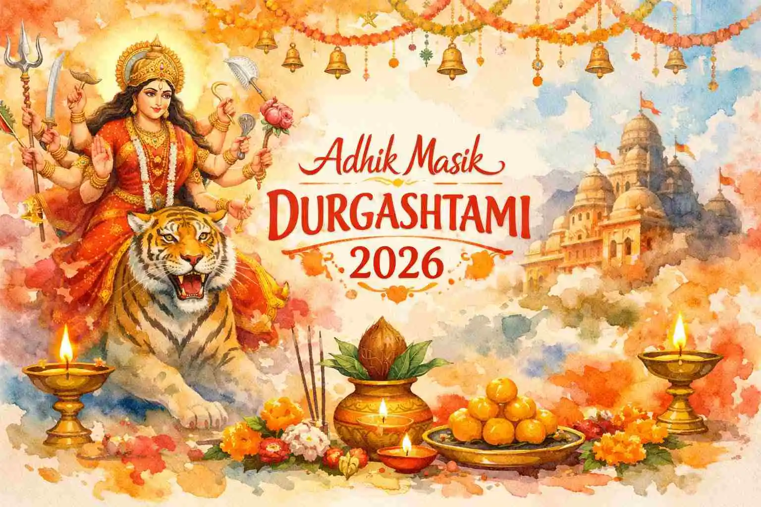 Adhik Masik Durgashtami 2026 on 23rd May 2026- The Perfect Blend of Shakti and Spirituality