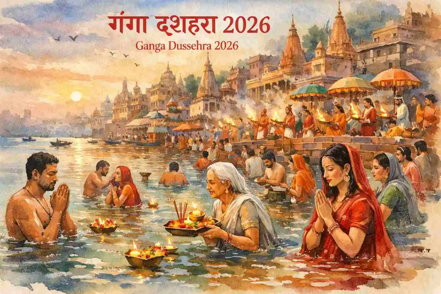 GANGA DUSSEHRA 2026- THE DAY WHEN GANGA JI CAME FROM SWARG TO PRITHVI
