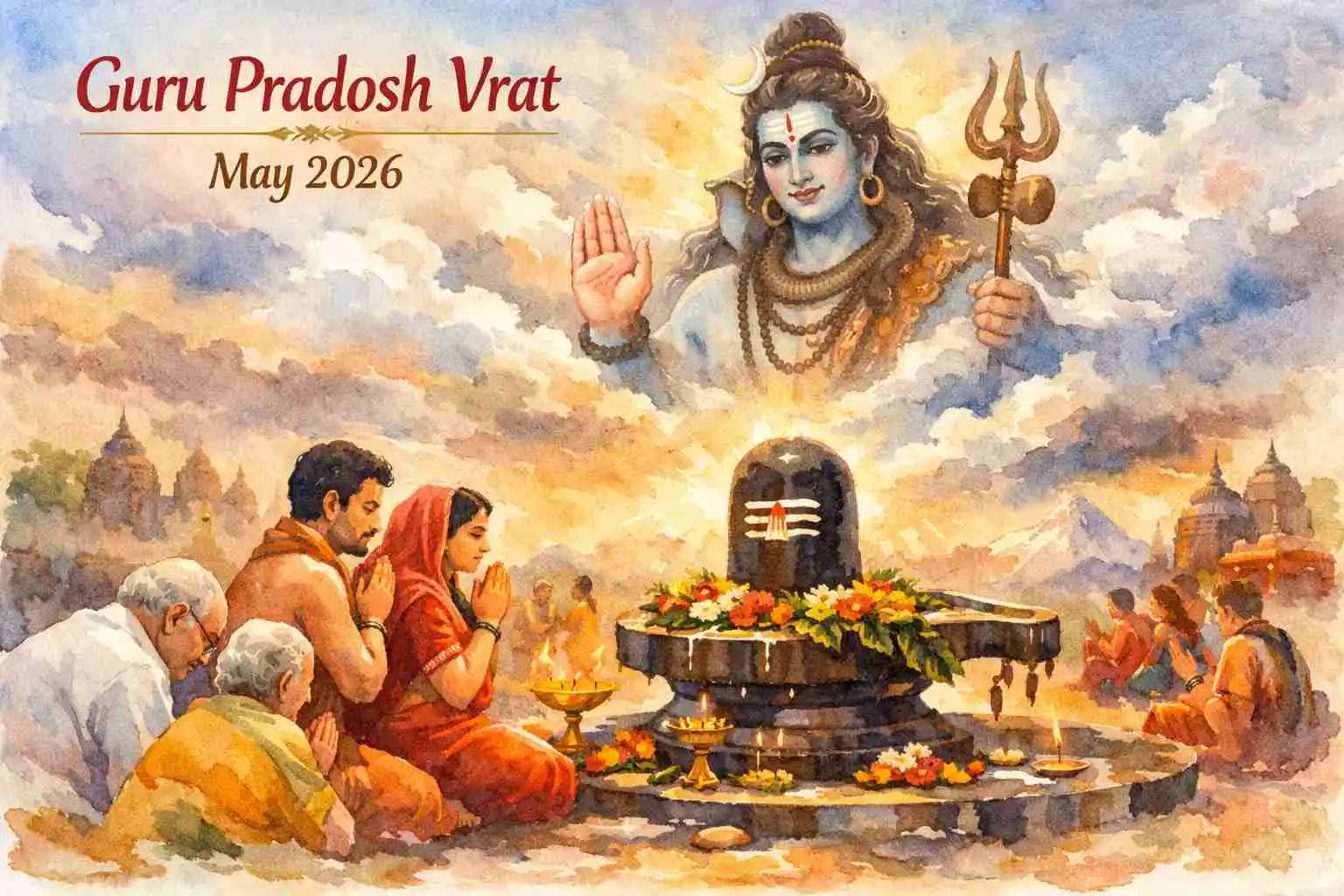 GURU PRADOSH VRAT MAY 2026- THE DAY TO WORSHIP BHAGWAN SHIV, MATA PARVATI AND GURU