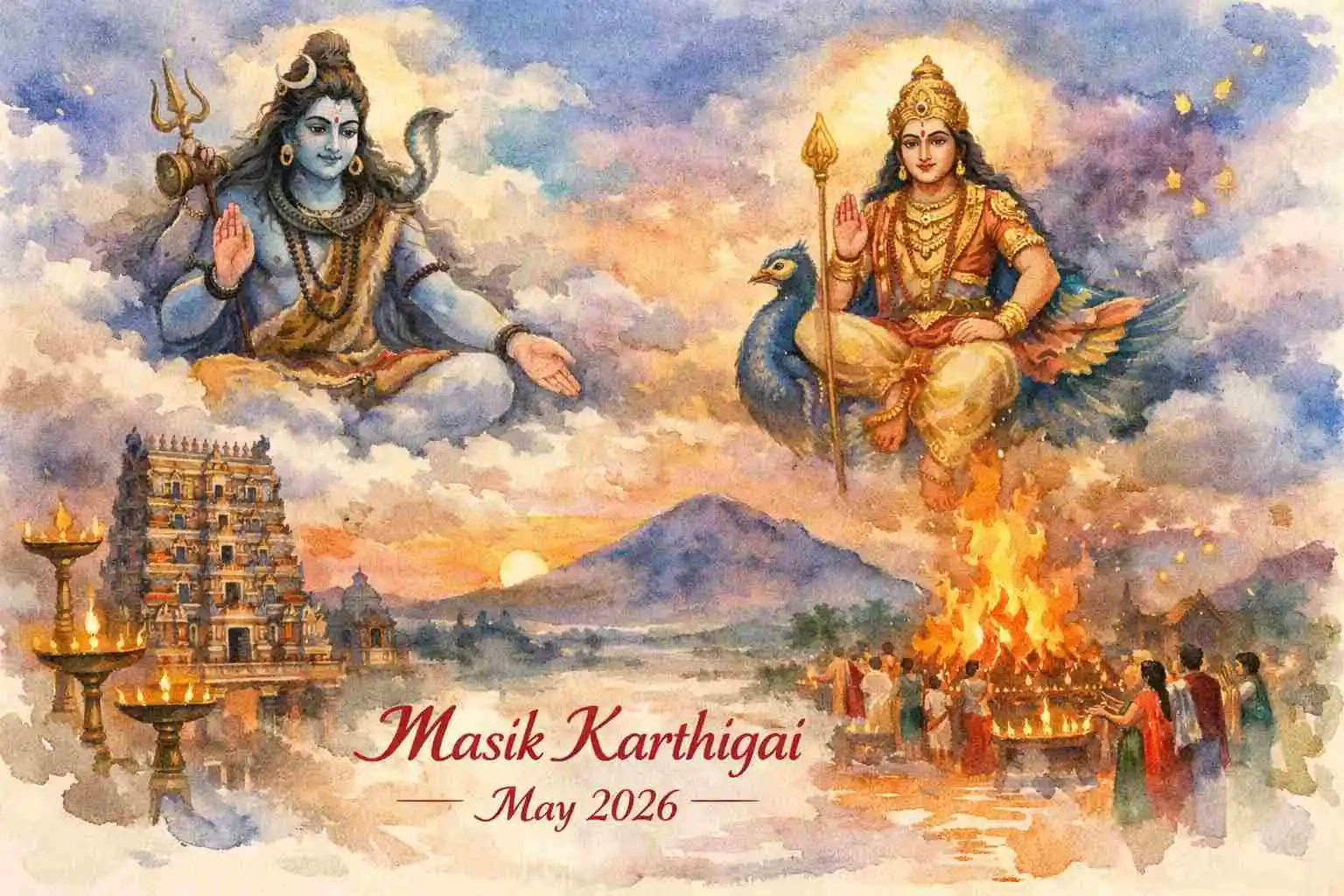 MASIK KARTHIGAI MAY 2026 WILL BE OBSERVED ON 16TH MAY 2026 IN SOUTH INDIA, MAINLY IN TAMIL NADU