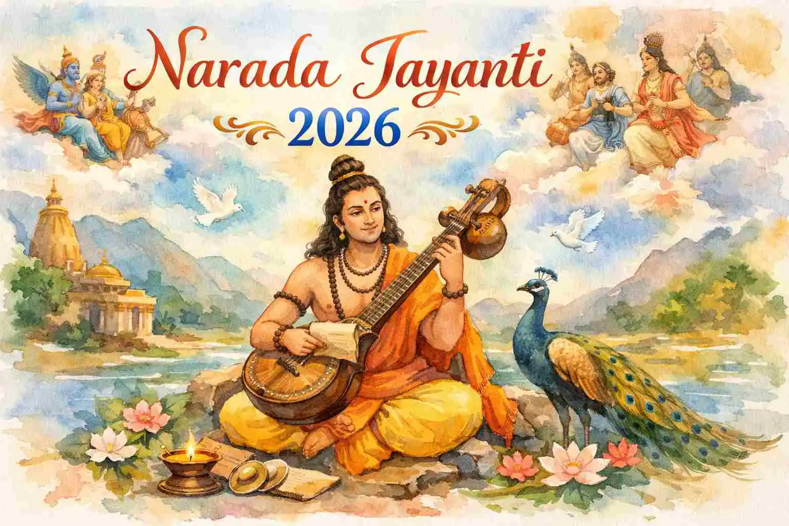 NARADA JAYANTI 2026- THE BIRTH ANNIVERSARY OF THE CELESTIAL MESSENGER