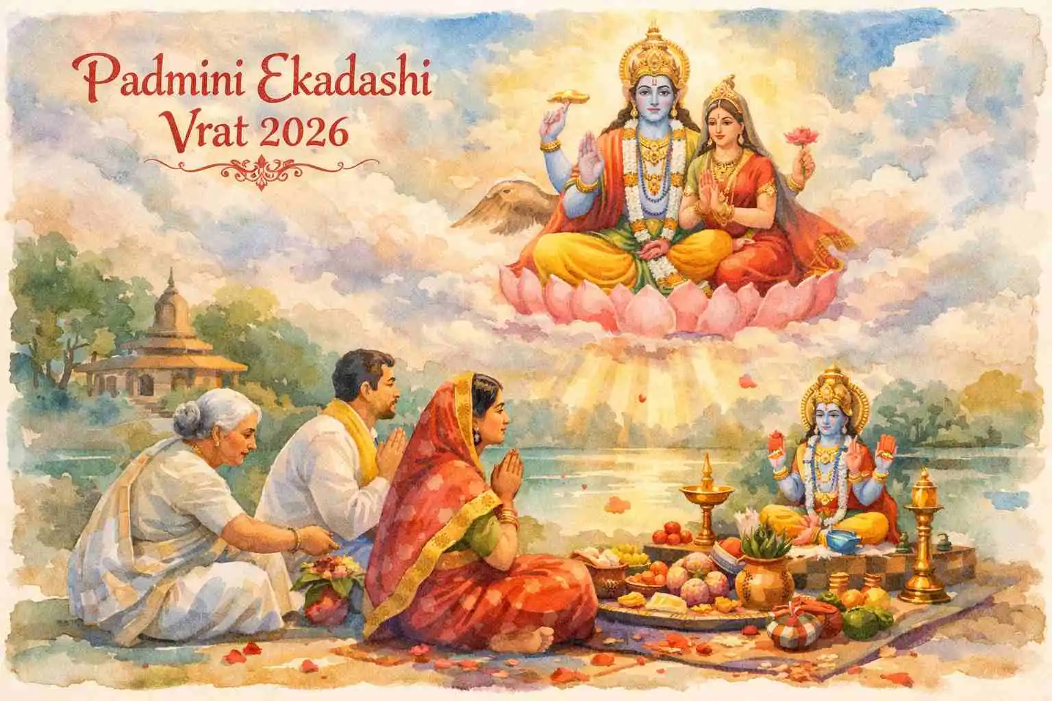 Padmini Ekadashi Vrat 2026- Vrat in unsion with Faith fulfills all your heartfelt wishes