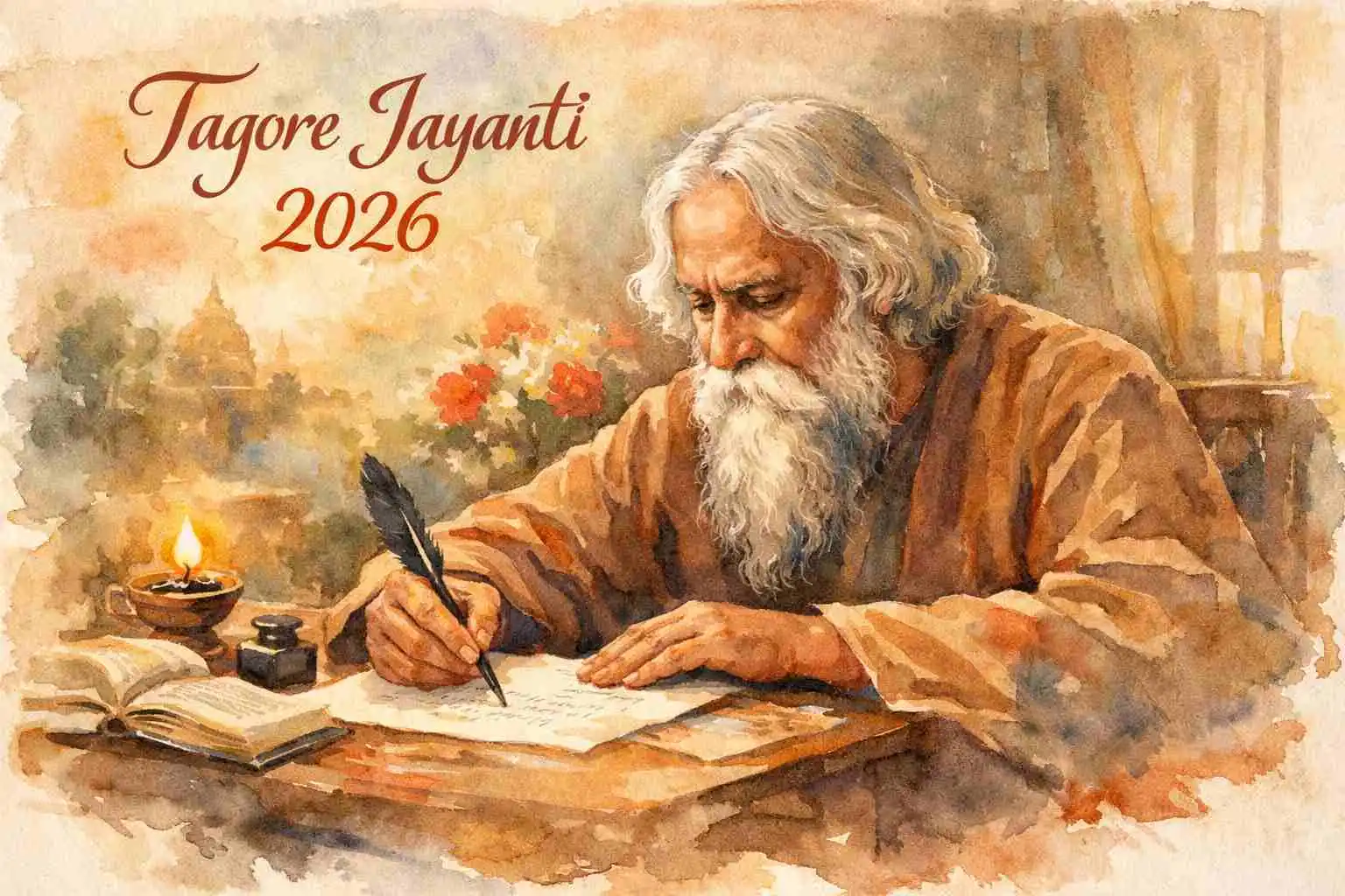 RABINDRANATH TAGORE JAYANTI 2026- THE DAY TO CELEBRATE THE FIRST LITERARY NOBEL LAUREATE OF INDIA