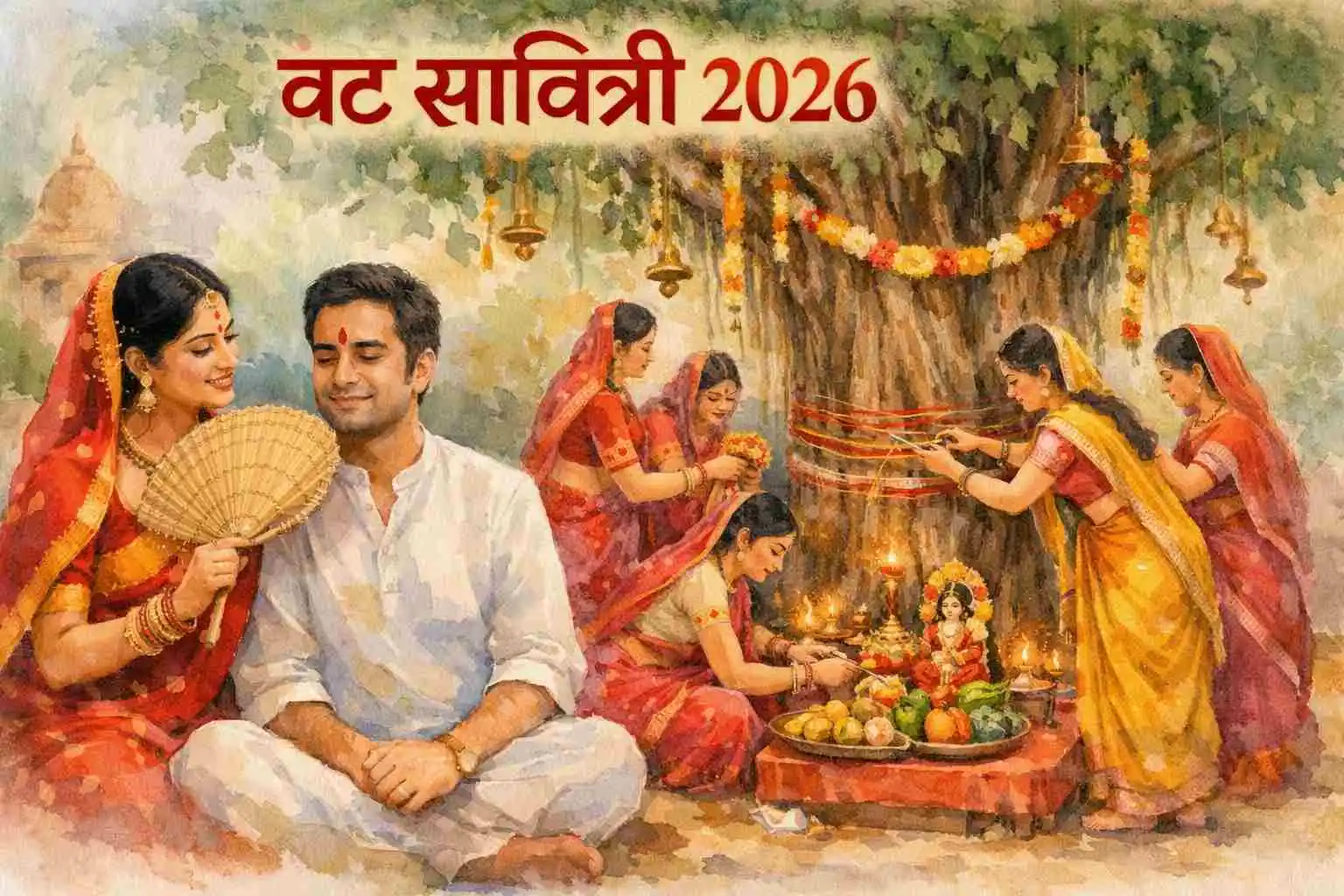 VAT SAVITRI VRAT 2026- THE PIOUS DAY TO PRAY FOR YOUR HUSBAND'S LIFE AND SUCCESS