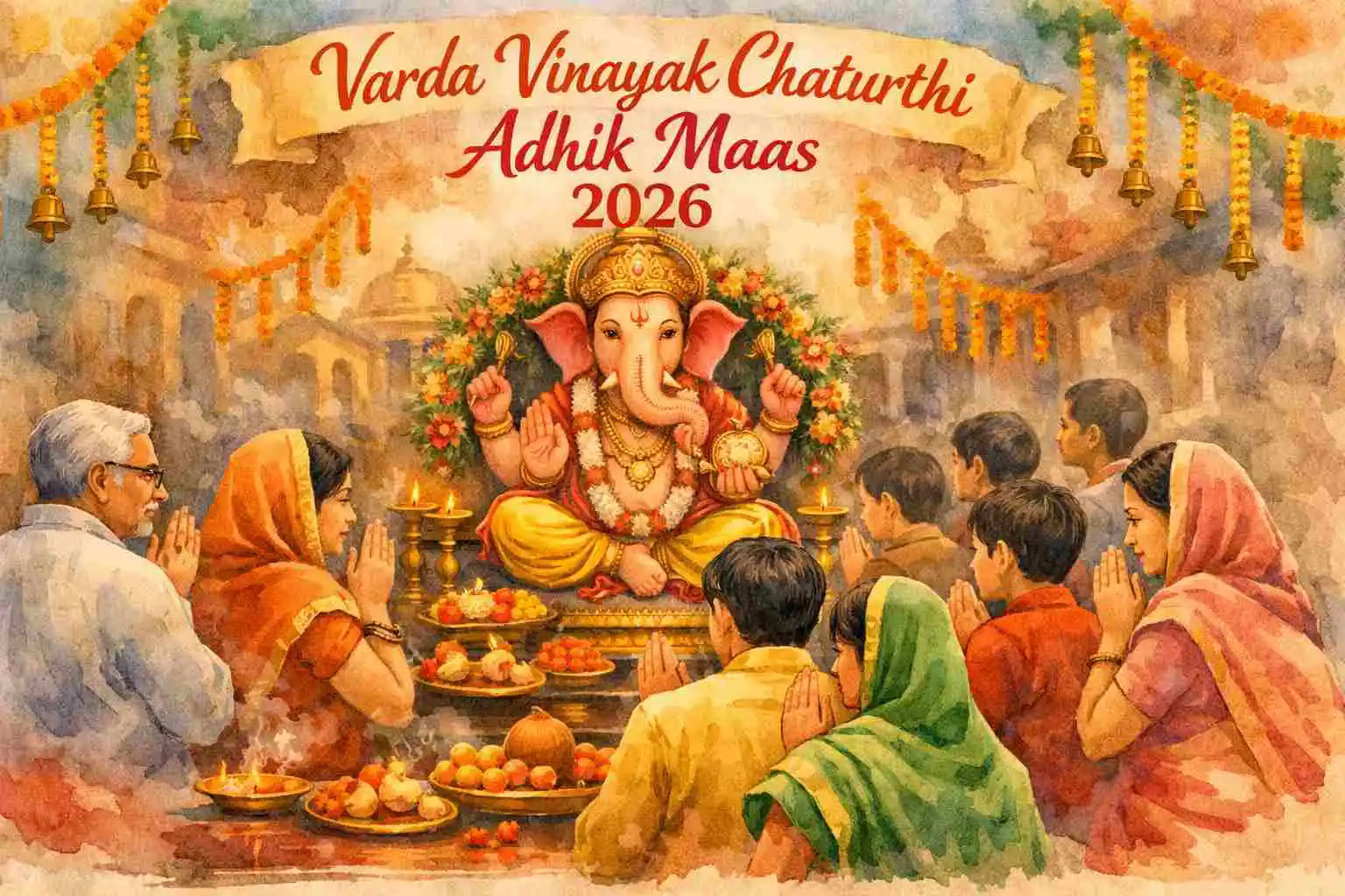 Varda Vinayak Chaturthi Adhik Maas 2026 on 20th May 2026 brings the auspiciousness and divine blessings of both Ganesh Ji and Vishnu Ji